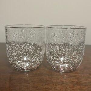 EUC 2 Water Droplet Effect Clear Cups